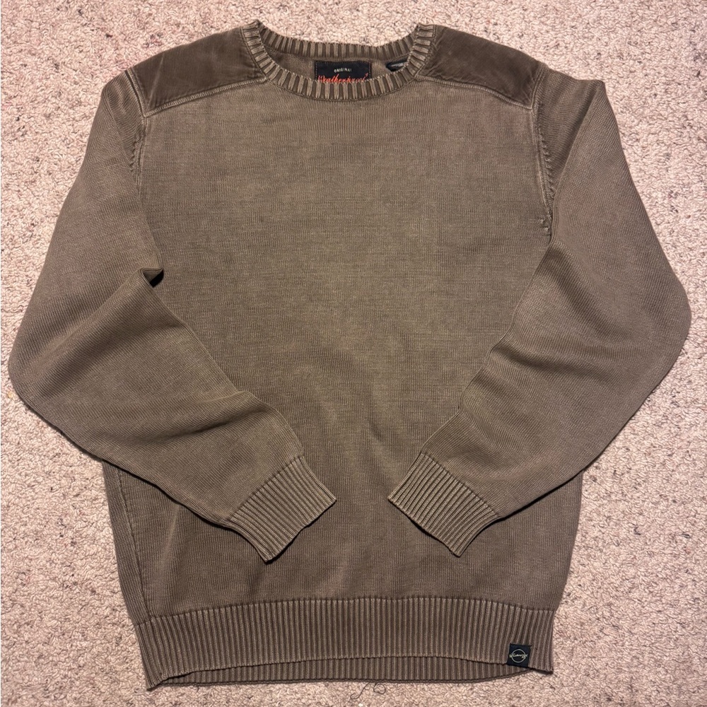 Weatherproof Men's Tan Crewneck Sweater